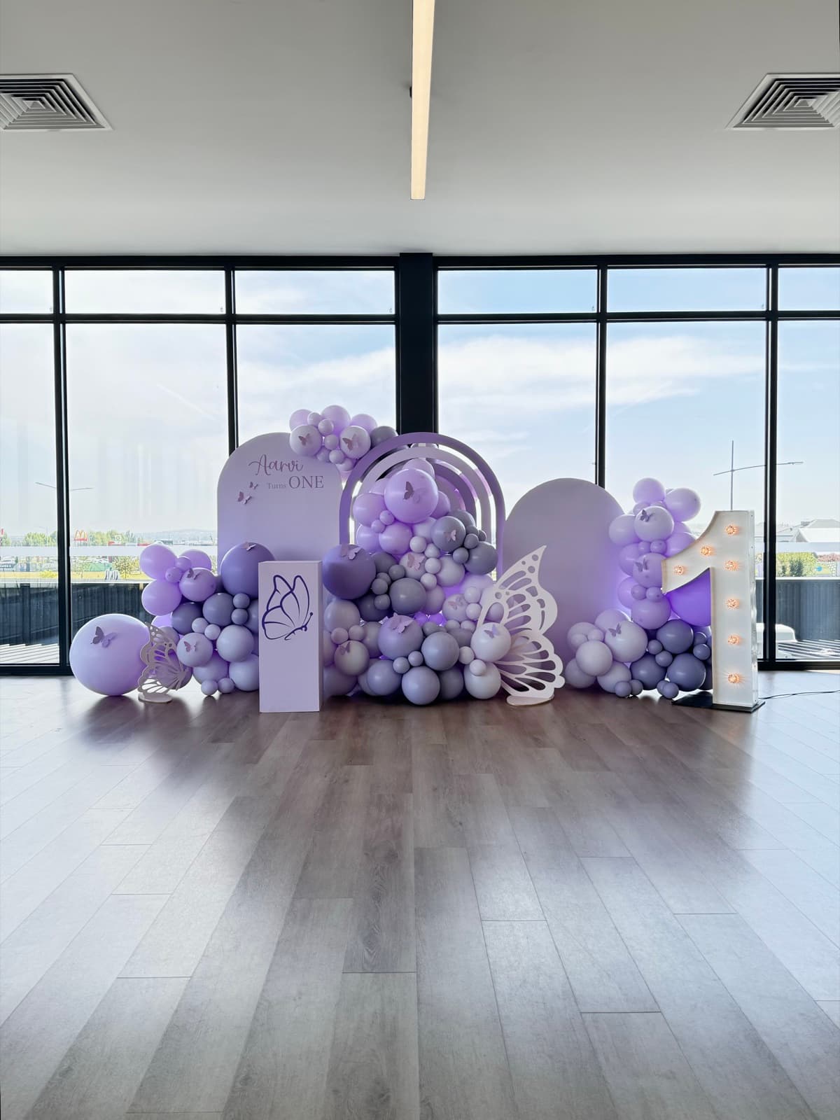 Birthday party setup