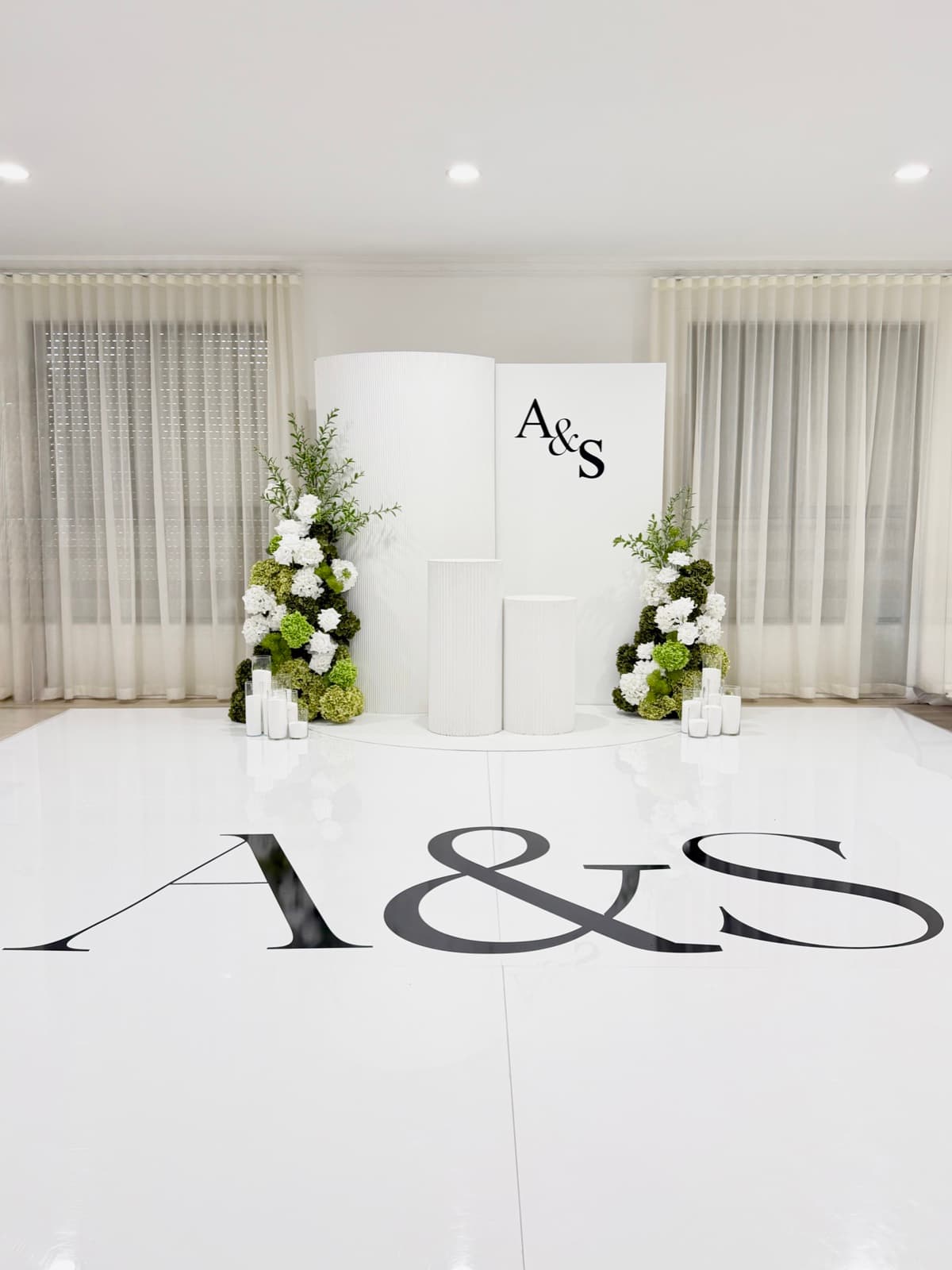 Christening and baptism event styling with elegant decorations in Melbourne