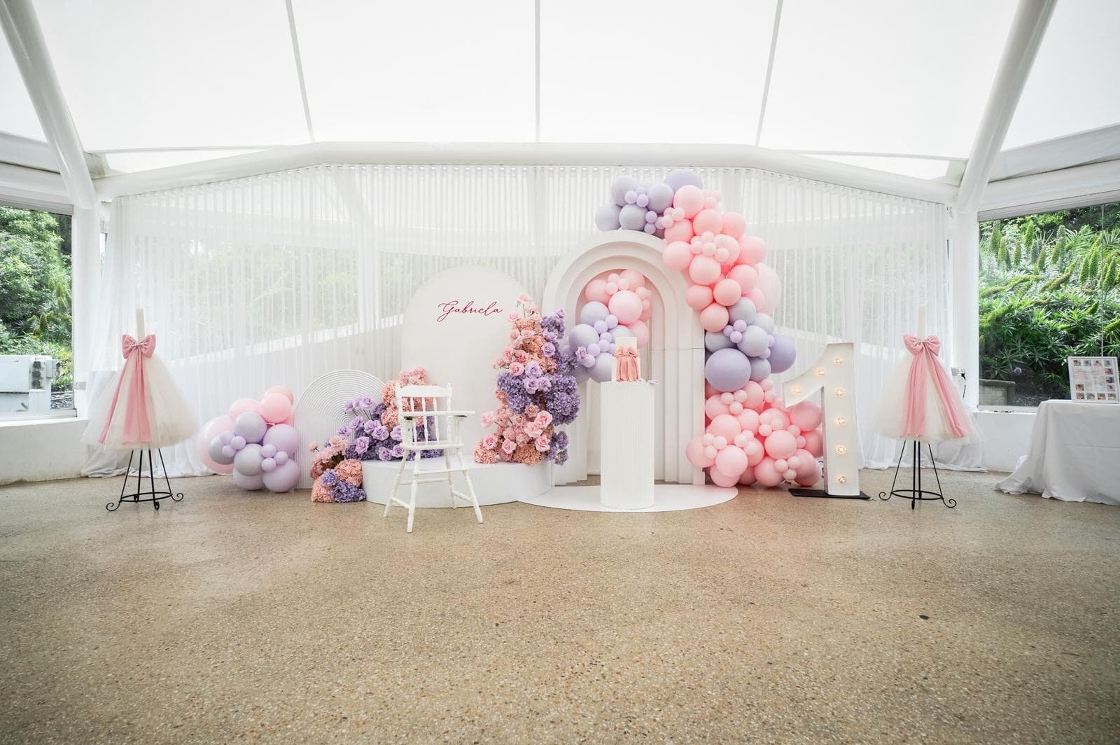 Professional draping and fabric styling for Melbourne events