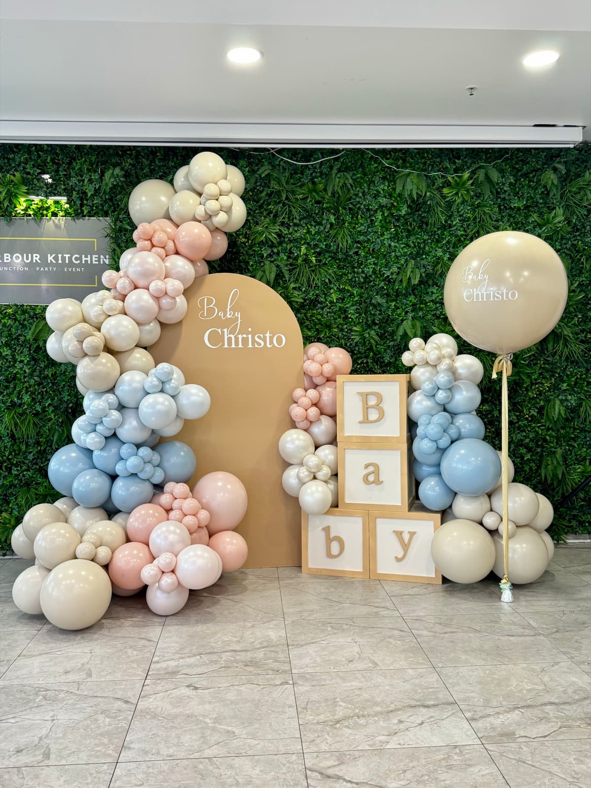 Wedding reception styling with draping florals and table settings